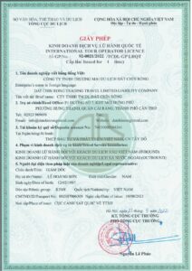 Licence internationale d'opérateur de voyages