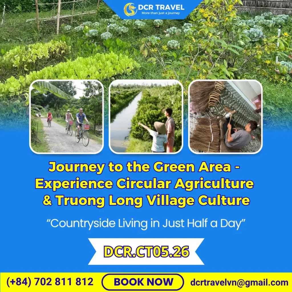 CAN THO HALFDAY TOUR: TRUONG LONG VILLAGE & ECO FARMING EXPERIENCE