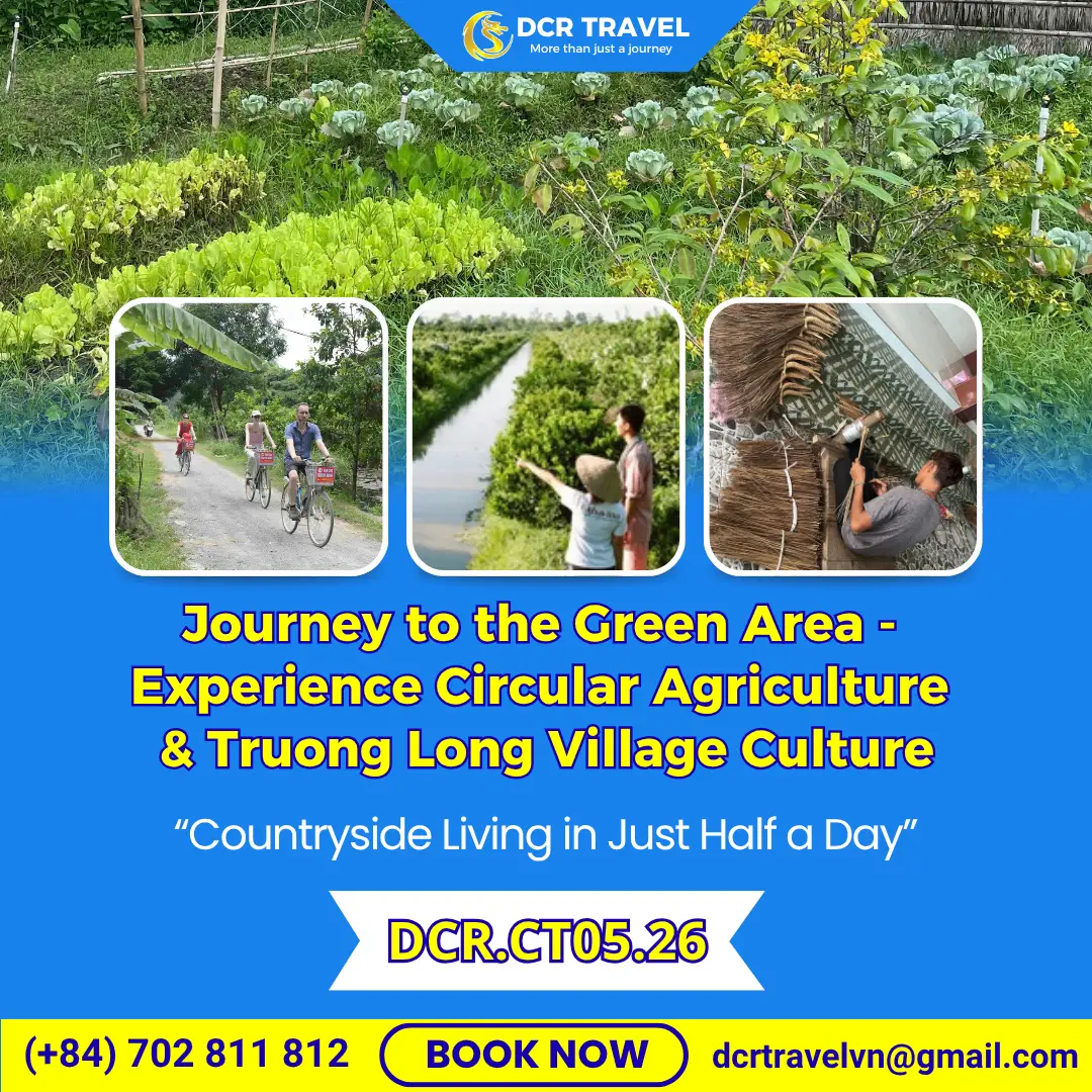 CAN THO HALFDAY TOUR: TRUONG LONG VILLAGE & ECO FARMING EXPERIENCE