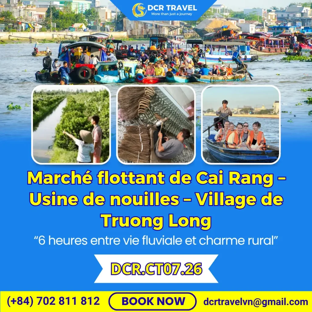 EXCURSION D’UNE DEMI-JOURNÉE À CAN THO: VILLAGE DE TRUONG LONG ET EXPÉRIENCE D’AGRICULTURE ÉCOLOGIQUE