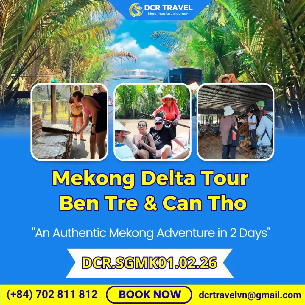 Mekong Delta Tour: Ben Tre & Can Tho 2D1N