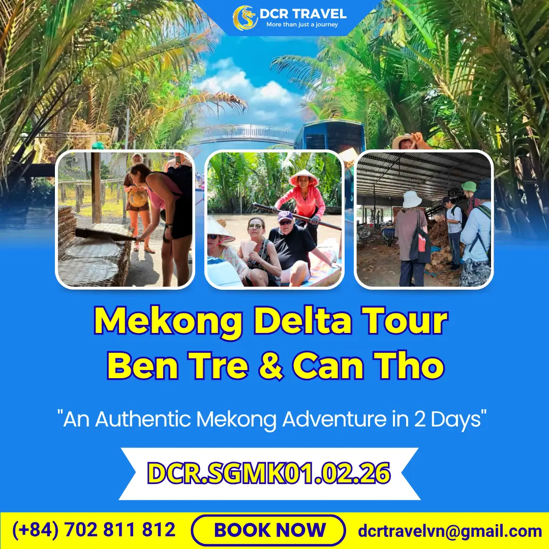 Mekong Delta Tour: Ben Tre & Can Tho 2D1N