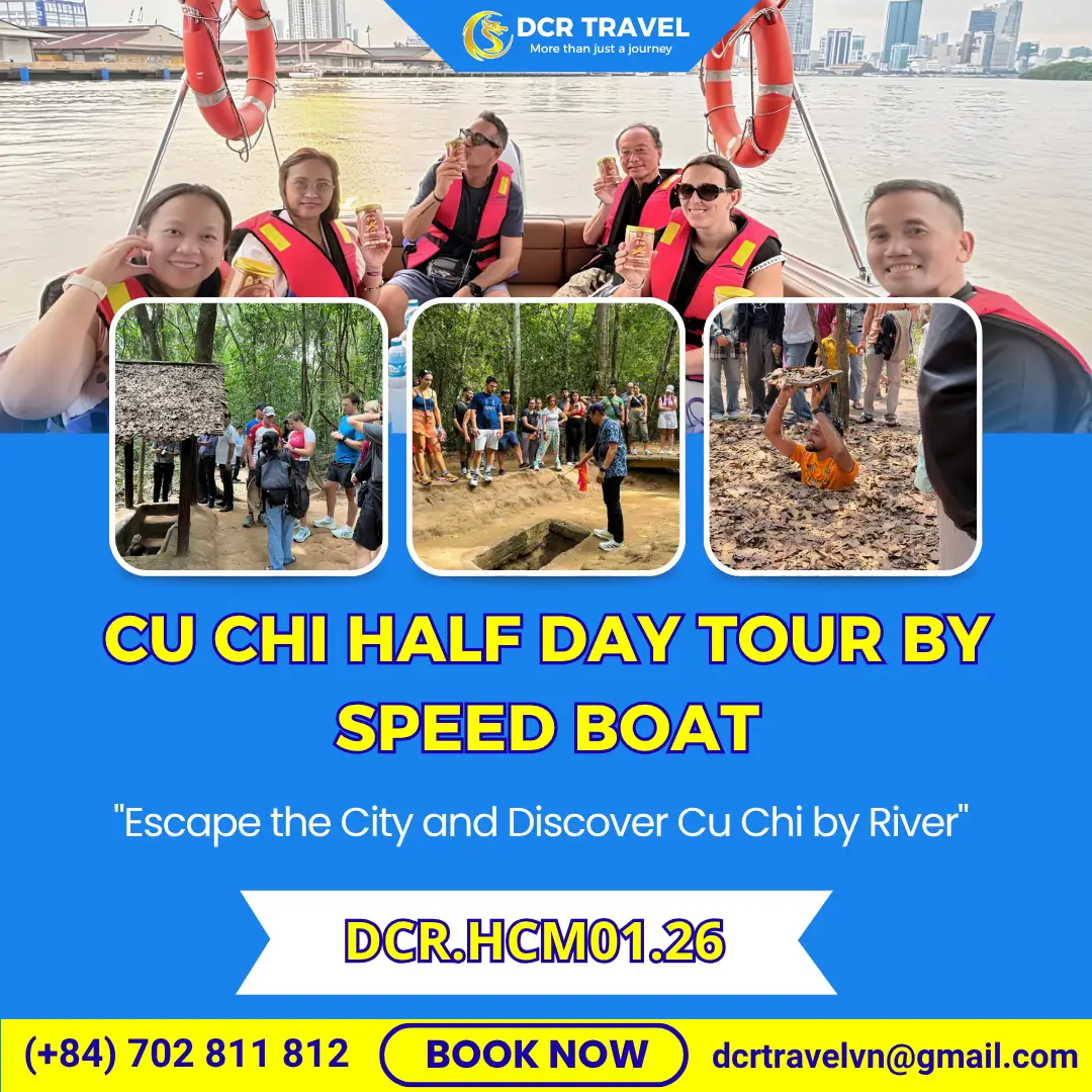 Cu Chi Half Day Tour by Speedboat